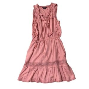 Women’s Lucky Brand' BoHo Sleeveless Lace-Trim Dress
